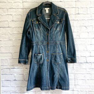 SOFT SURROUNDINGS LONG DENIM COAT